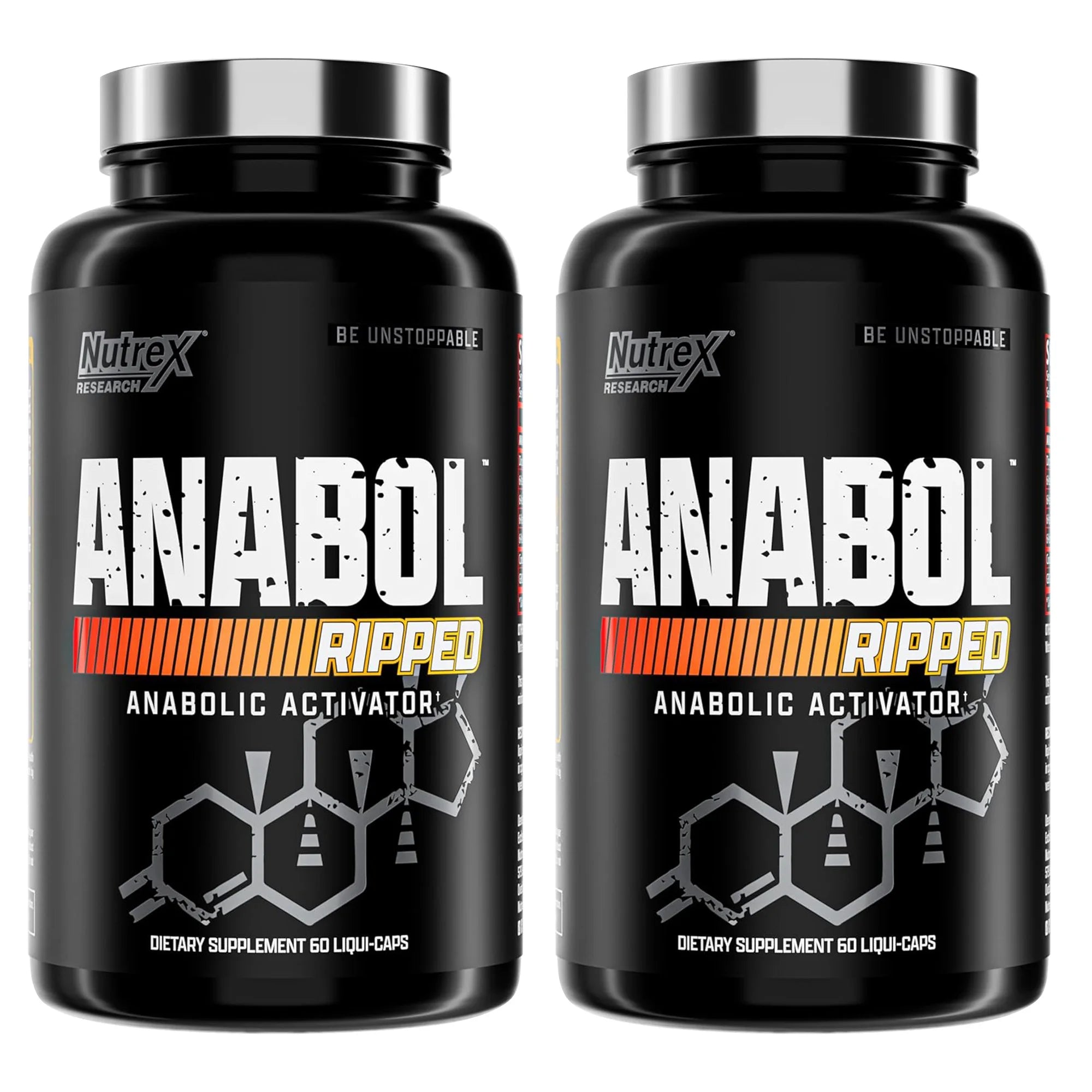 60pcs Anabol Ripped Anabolic Muscle Builder for Men, 2-in-1 Muscle Builder and Shredding Supplement