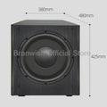 12 Inch Active Subwoofer 400W Powerful Speaker HiFi 3-Driver Loudspeakers Built-in Amplifier Audio For Home Theater Sound System