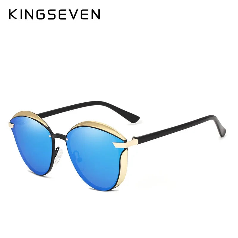 KINGSEVEN Cat Eye Polarized Sunglasses Women Luxury Ladies Fashion High Quality Driving Glasses Antu-UV400 Protection Eyewear