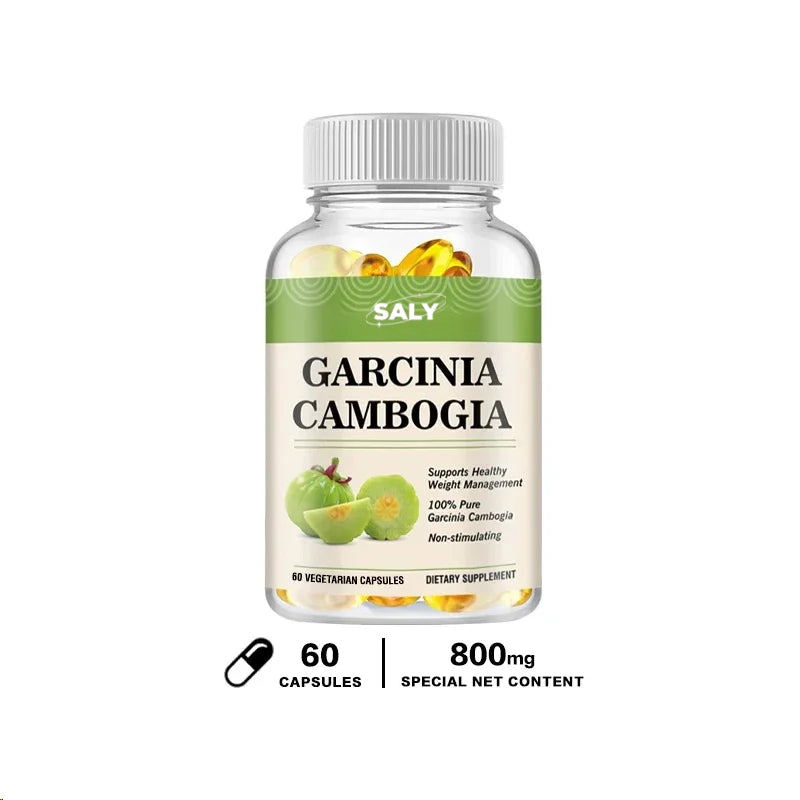 Garcinia Cambogia Extract 2 Month Supply - Helps Suppress Appetite, Suitable For Vegetarians - 120 Capsules