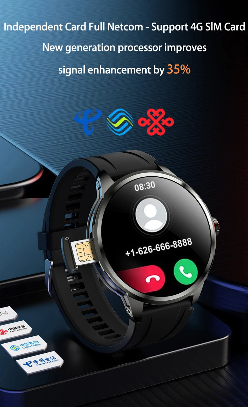 Goldenspike 32GB+256GB Smartwatch 4G/5G LTE 900W Rotary HD Camera GPS WIFI HiSportPro App Bluetooth Smart Watch For IOS Android