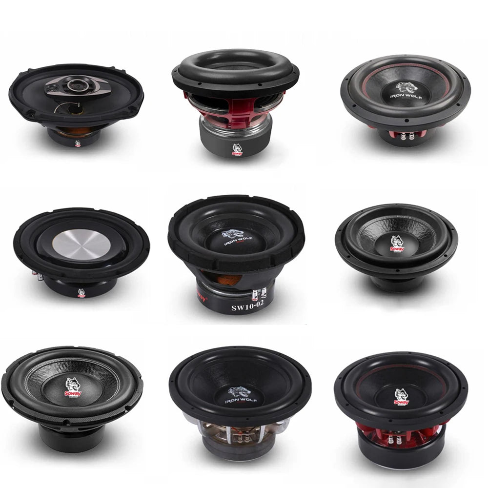 New Arrival Soway SW-10180 RMS 600W Bass Woofer 8"12"15 Inch Subwoofer for Car 16 Years Shop on