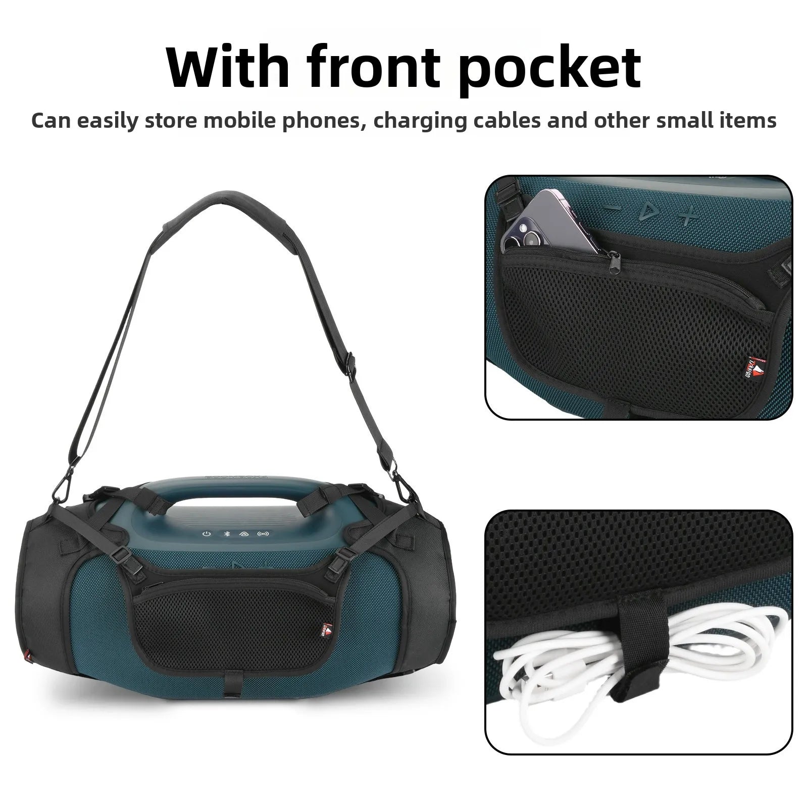 Outdoor Travel Dust Protection Case Protect Box Storage Bag Carrying Cover Case for JBL Boombox 4 Wireless Bluetooth Speaker