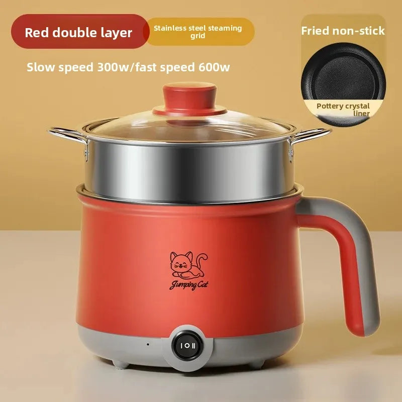 Mini Multi-Function Electric Cooker Small Integrated Steaming And Cooking Dormitory Noodles Home Use Single Person Mini Electric