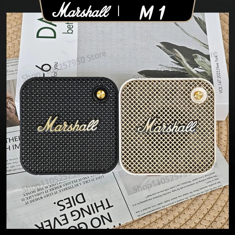 Marshall M1 Wireless Bluetooth Speaker Outdoor IP67 Waterproof Sports Speaker Stereo Subwoofer Portable Mini Music Speaker