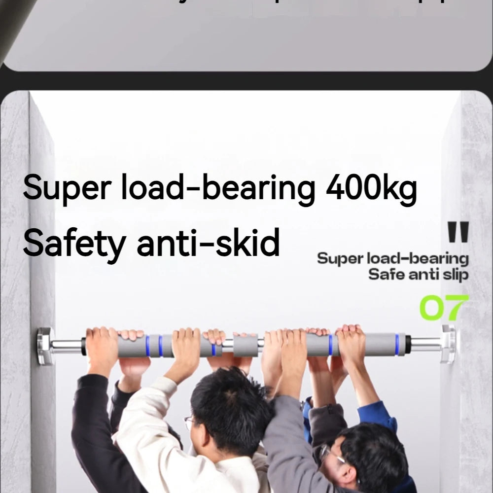 Adjustable Pull Up Bar Horizontal Gym Equipment For Home Strength Training Non-Slip Grip Durable Fitness Bar Men Women