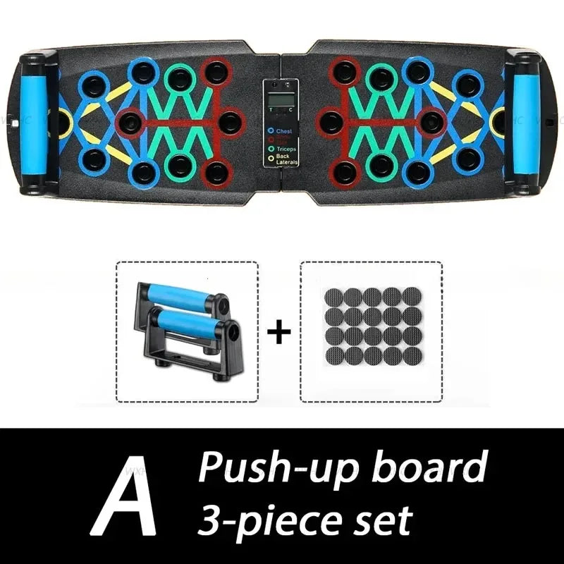 Smart Automatic Count Push Up Board Foldable Multi Push up Stand with Body Sensor Counter for Core Strength Muscle Stable Home