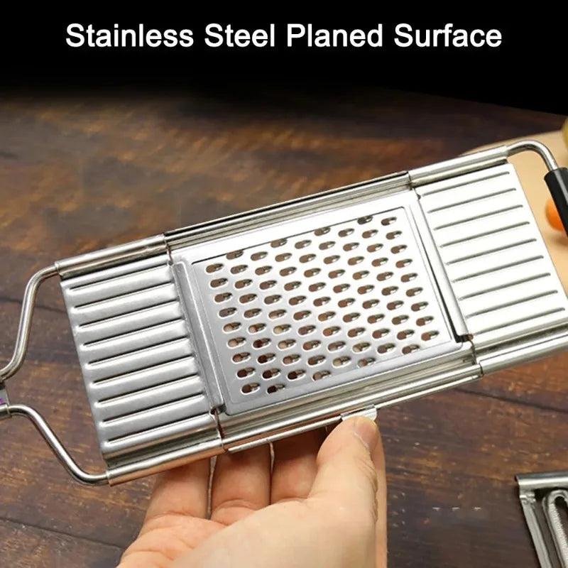 Stainless Steel Shredder Cutter Vegetable Grater Portable Manual  Vegetable Slicer Easy Clean Multi Purpose Kitchen Accesories