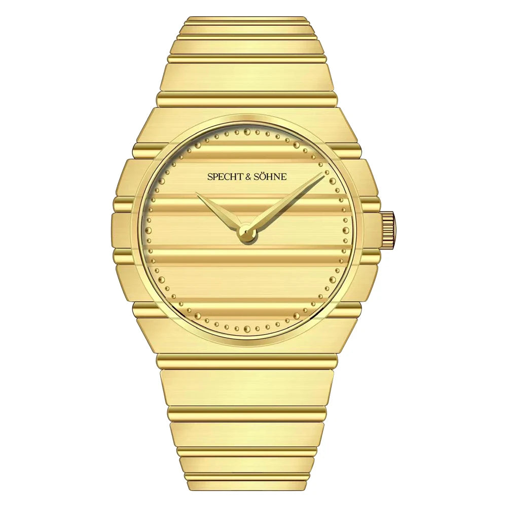 2025 New Arrivals Specht & Söhne POL Watches For Men Ultrathin Steel Sapphire Crystal Blue Quartz Watch Relogio Masculino 37MM