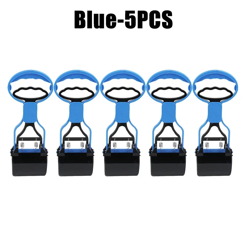 Dog Poop Bags Holder Picker Scooper Dog Waste Clean Up Poop Cleaner Claw Grabber for Dogs Puppy Outdoor Walking Park Tools