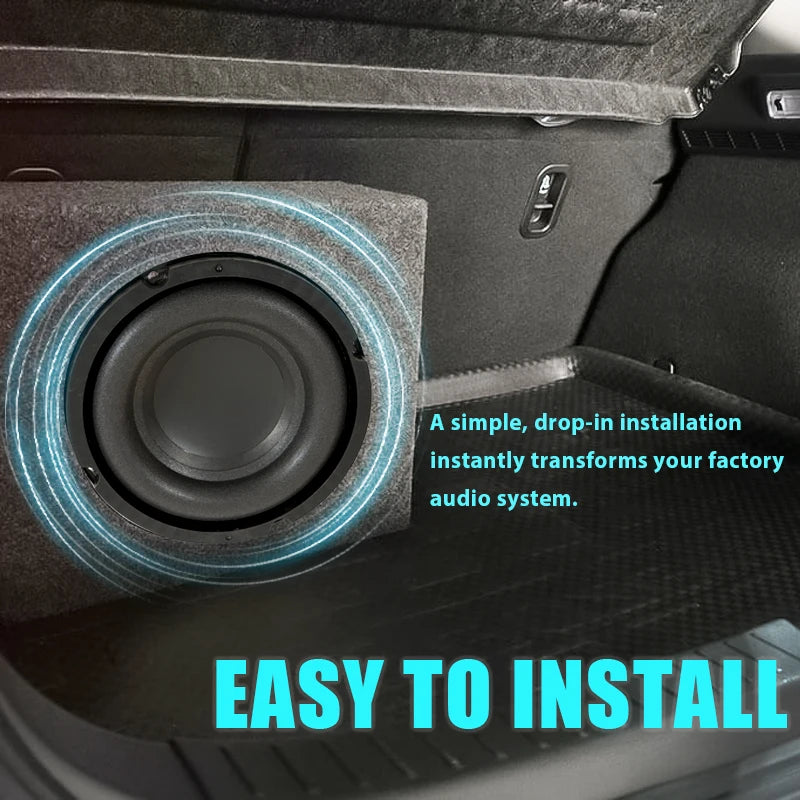 200W 6.5 inch Car Subwoofer Audio Speaker Bass for Car Home Theater System Upgrade Stereo Component Modification Truck Woofer
