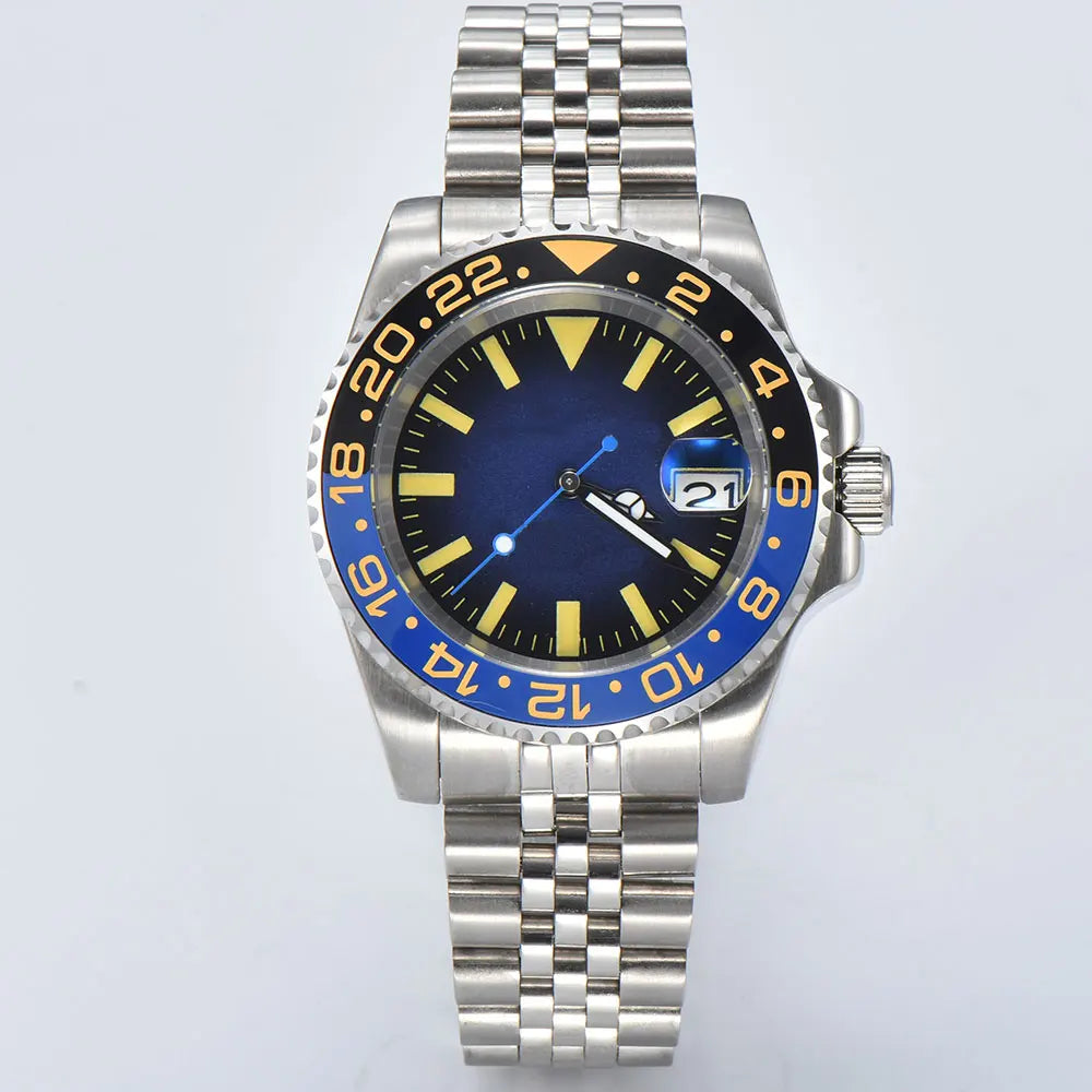 Luxury NH35 Watch 40mm Diver Men's Mechanical Watch Sapphire Glass Automatic Watch NH35 Stainless Steel Watch for men