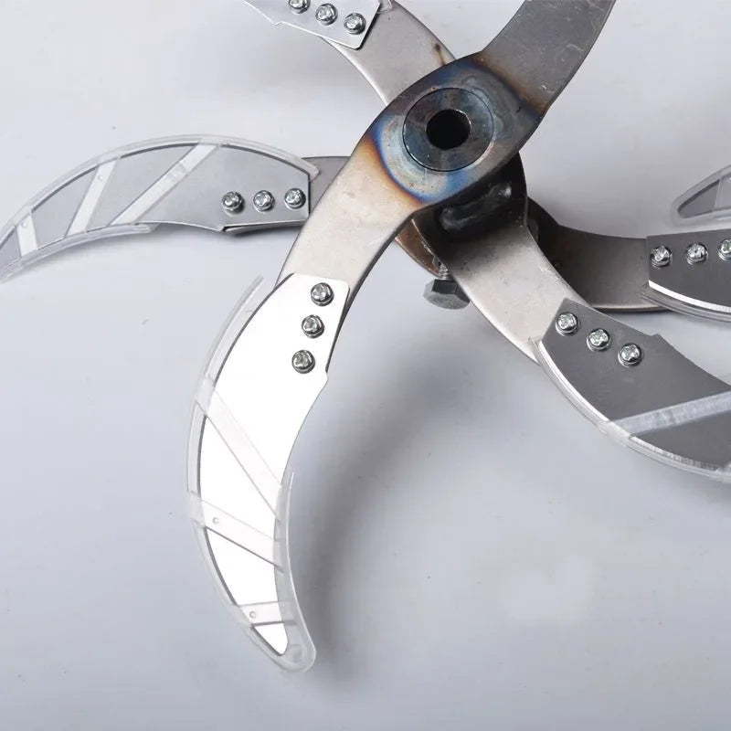 Agricultural Fruit And Vegetable Crusher 4/6 Blade Breeding Cutter Electric Drill Chopper Blade Fits Goose Chicken Feed Grass
