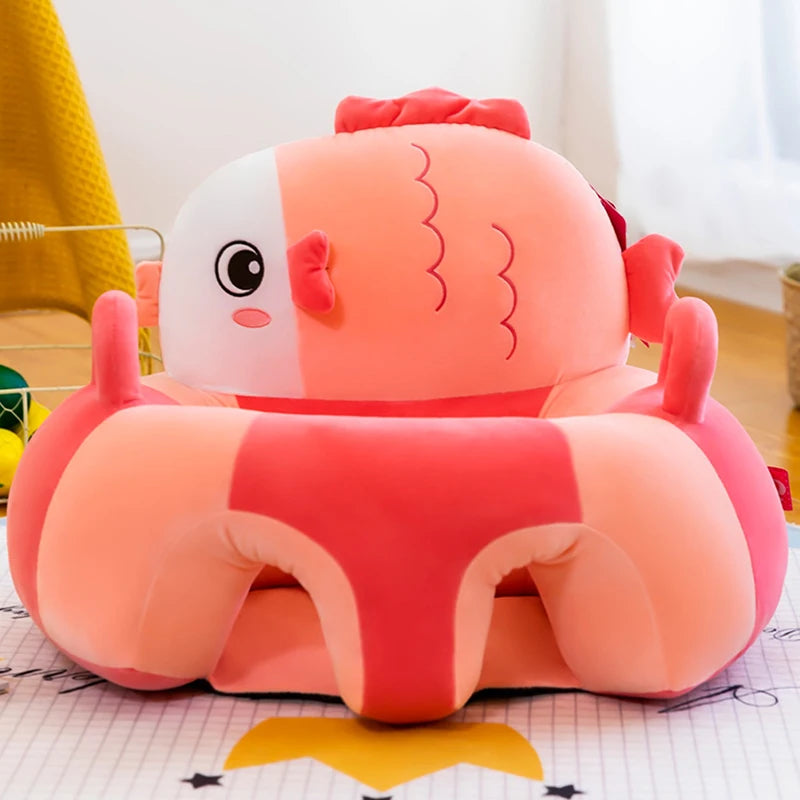 1Pcs Baby Support Seat Sit Up Soft Chair Cushion Sofa Plush Pillow Toy Animal Sofa Seat Pad