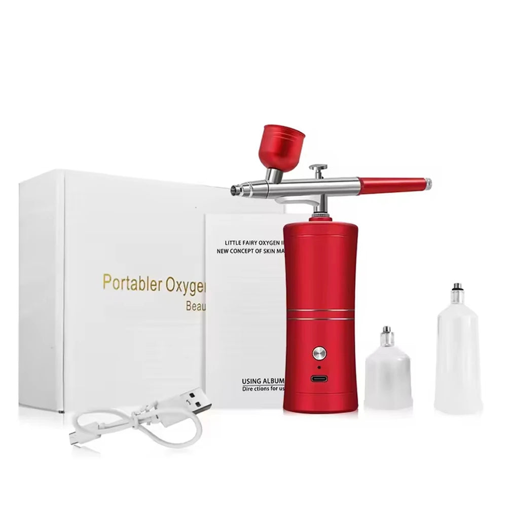 Airbrush for Paint Cake Makeup Cordless Airbrush Sprayer Gun 0.3mm Nozzles Handhold Portable Airbrush Nail Kit with Compressor