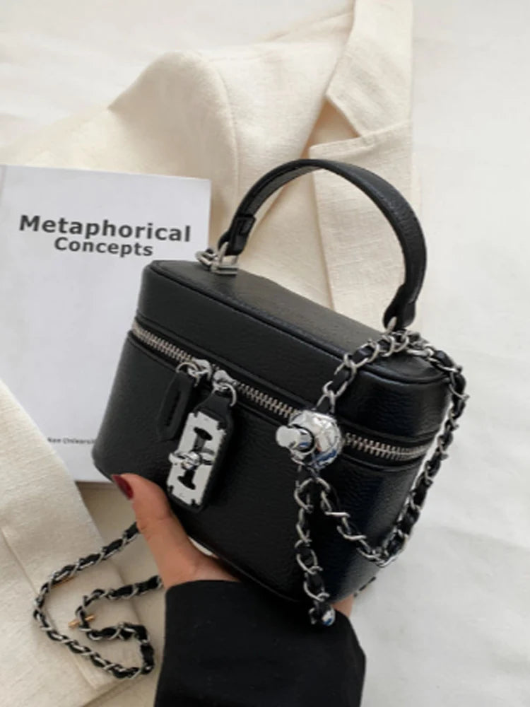 Fashionable Chain Strap  Square Bag for Women Summer New Style Handbag High Quality Crossbody Bag Stylish Trendy Small Bag