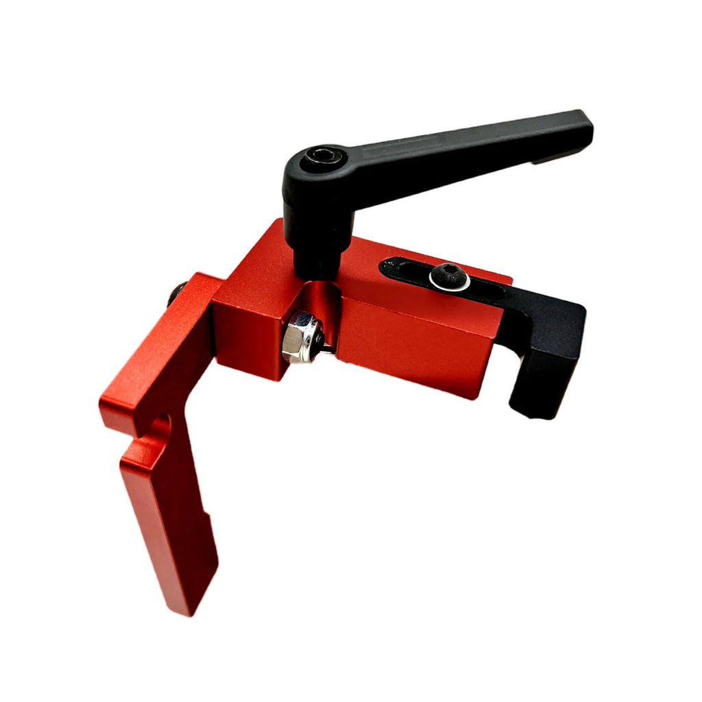 Miter Track Stop T-Slot T-Tracks Stop Chute Locator Aluminium Alloy Backing Connector for Woodworking Guide Rail Table Saw DIY