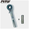 1/4 Inch 6.35mm Ratchet Wrench Quick Release Hex Socket Torque Screwdriver EDC Compact Hand Tool Kit for Car Repair