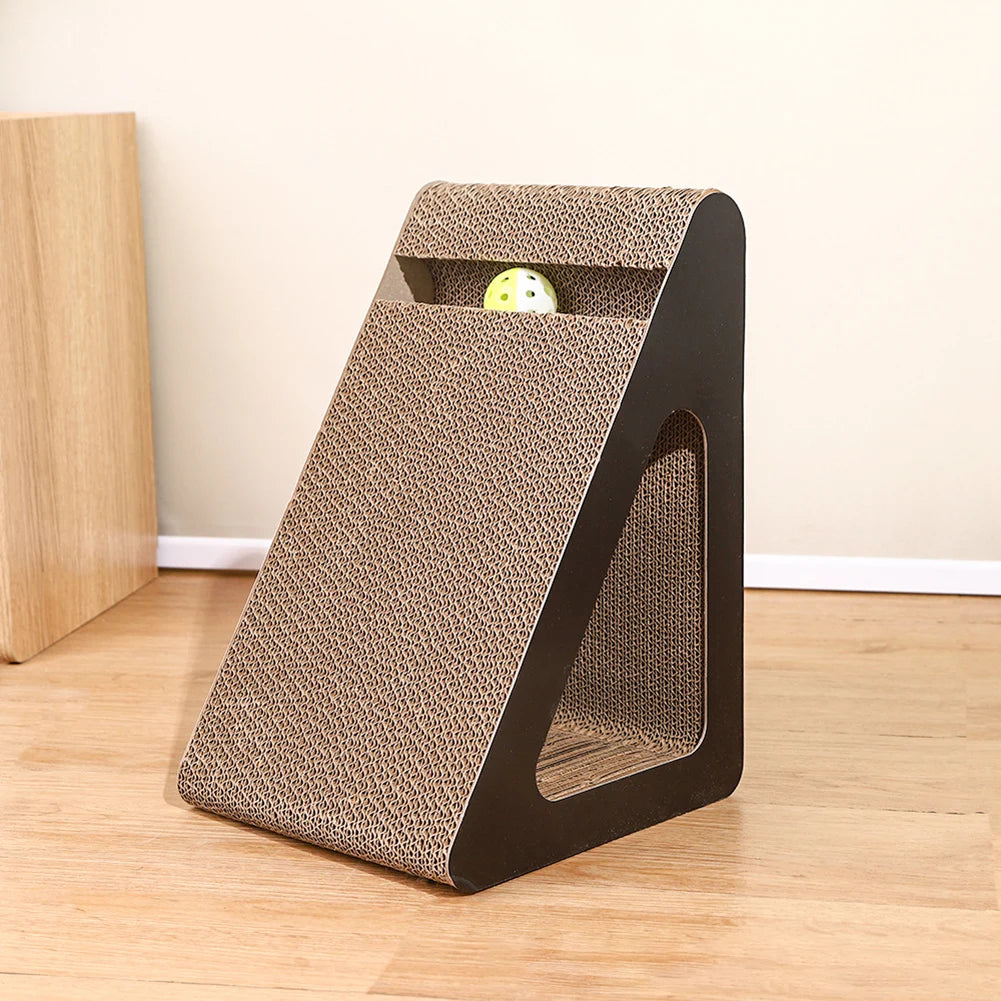 Cat Scratching Board Protect Furniture Ramps Cat Scratching Posts With Rotating Ball Sturdy Relieves Cat Stress Toy For Pet Cat