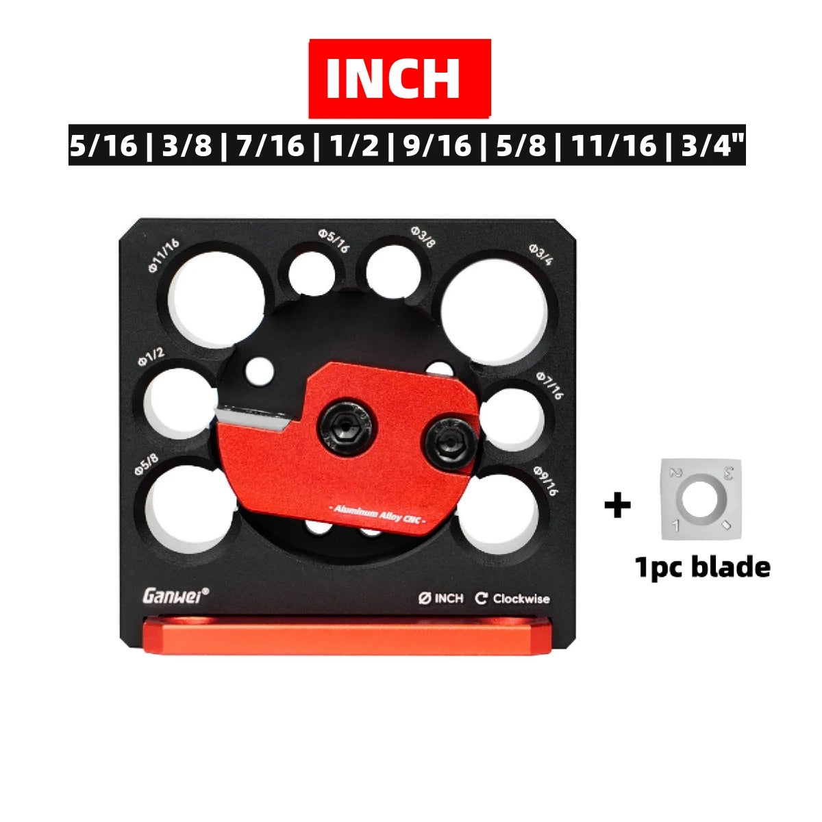 8 Holes Dowel Maker Jig Kit w/ Carbide Blades -Metric and Inch Woodworking Electric Drill Milling Dowel Round Rod Auxiliary Tool