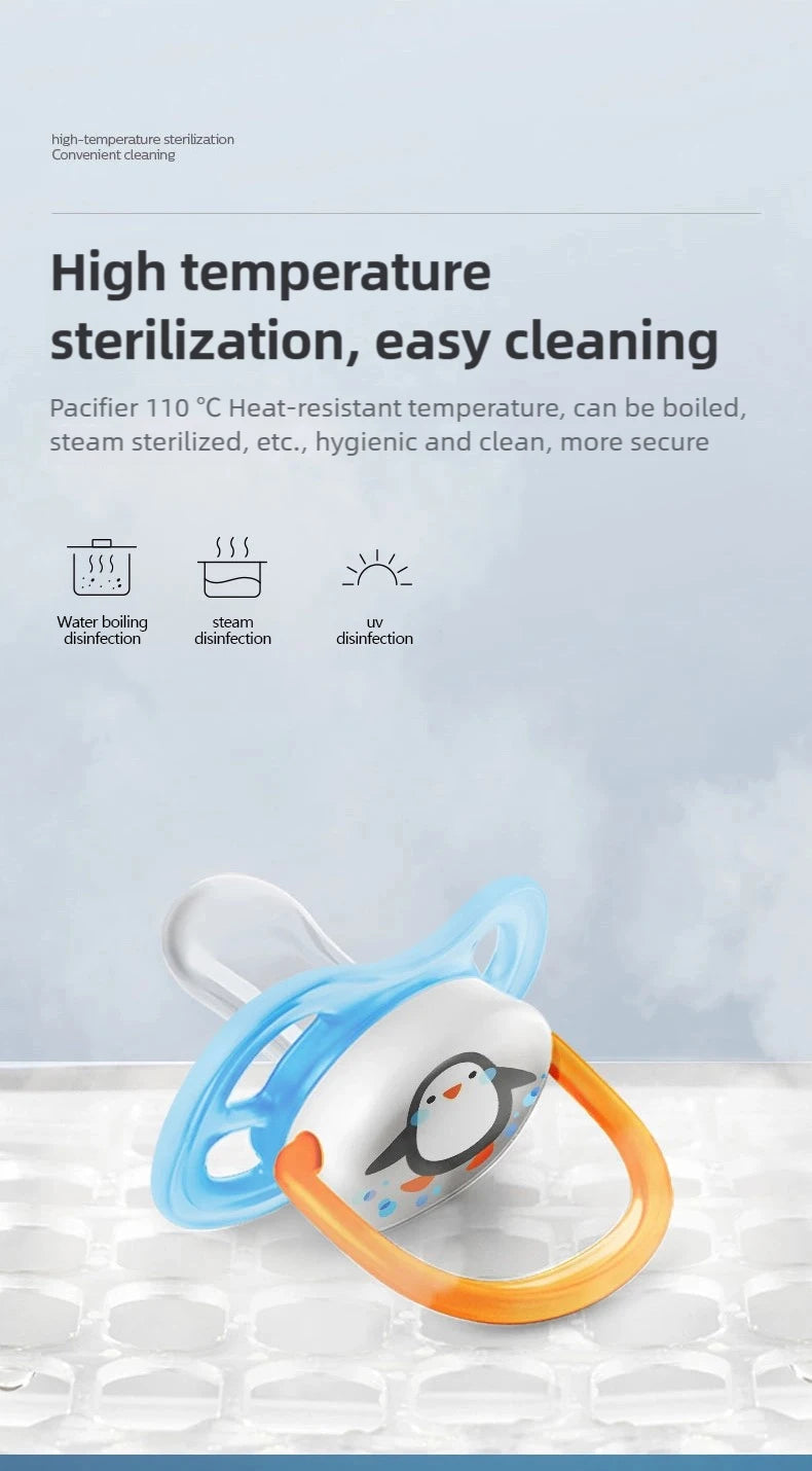 PHILIPS AVENT Silicone Nipple Pacifier Baby Toddler Soothe Kids Newborn Baby Silicone Teething Pacifier Orthodontic Nipples Baby