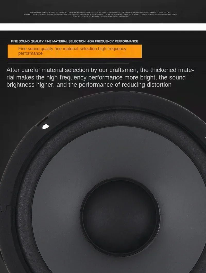 6 Inch Car Speakers 600W HiFi Coaxial Subwoofer Universal Automotive Audio Music Full Range Frequency Car Stereo Speaker