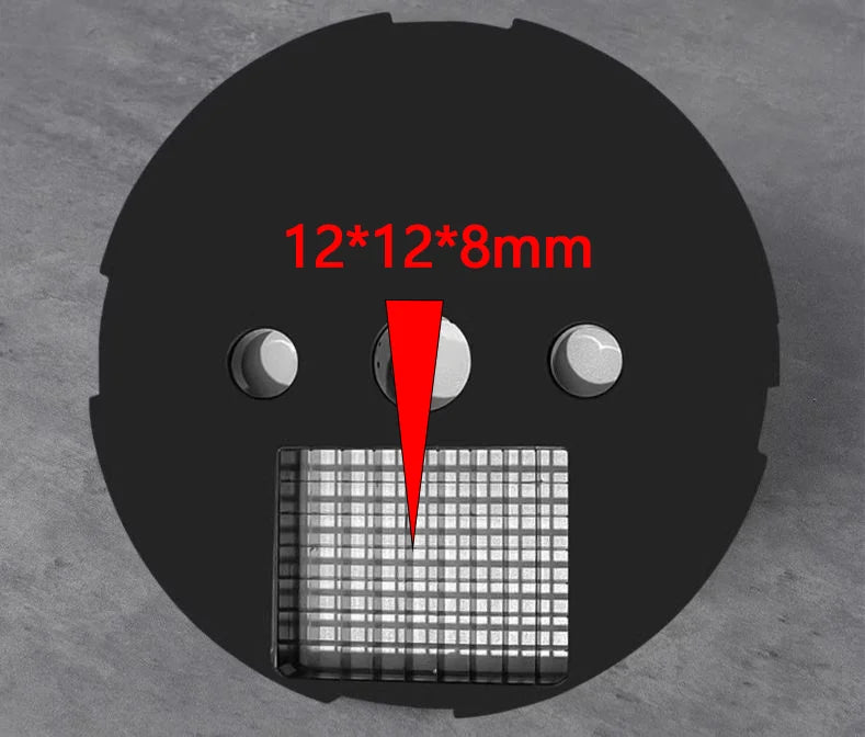 HomeWise K8600 Vegetable Cutter Blade Accessories for Electric Vegetable Cube Cutting Machine Fruit Slicer Cutting Strip Dice