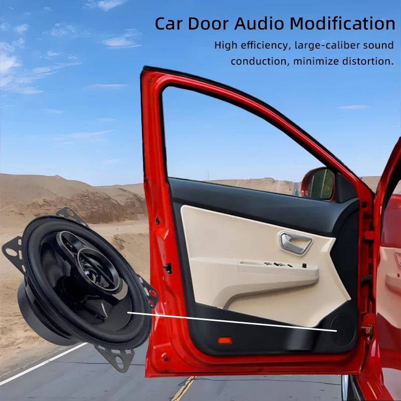 1Pair 4/5/6 Inch 3-Way Universal Car HiFi Coaxial Speaker 280W/320W/400W Auto Music Stereo Car Door Full Range Speakers Woofer