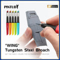DSPIAE PT-TH PRO "WING" Tungsten Steel Push Broach Push Knife Handle DIY Engraving Tool for Assembly Model Building Hobby Tools