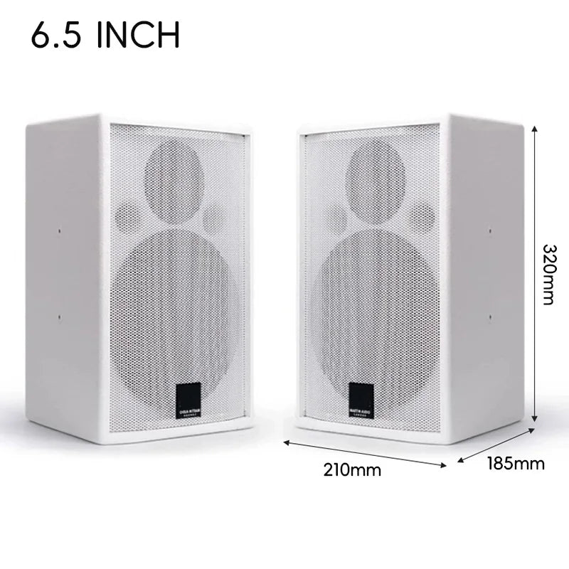 2-Way  Passive Speakers 6.5 /8/10 Inch Wall MountSound Box 95dB Sensitivity Audio 8 Ohm Loudspeaker For KTV Conference Home Mall