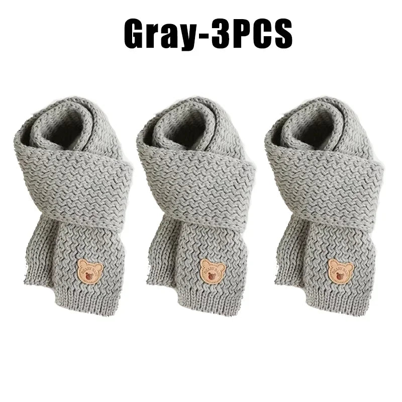 Kids Scarf Boys Girls Baby Winter Warm Scarf Women Knit Shawl Scarf Children Neck Collar Keep Warm Accessories Cheap Parent