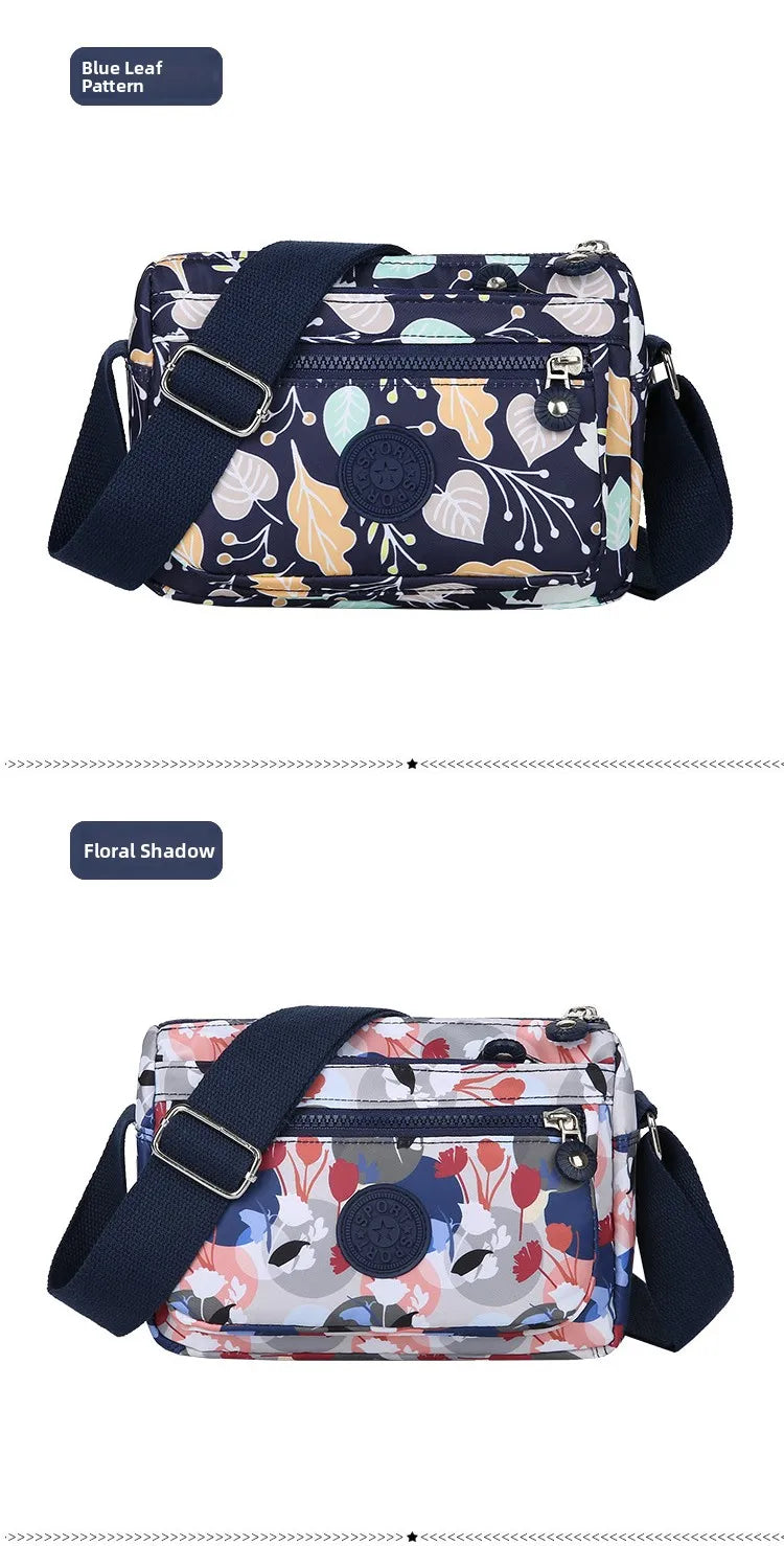 Waterproof Nylon Oxford Cloth Crossbody Bag Women's Single Shoulder Bag Versatile Durable Soft Casual Style Youth Fashion