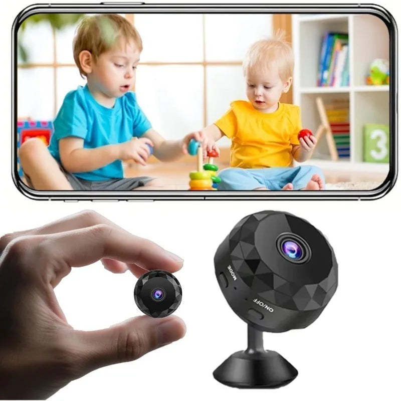 Baby Monitor 1080P HD Mini WiFi Camera Indoor Safety Security Surveillance Camcorder IP Cam Audio Video Recorder