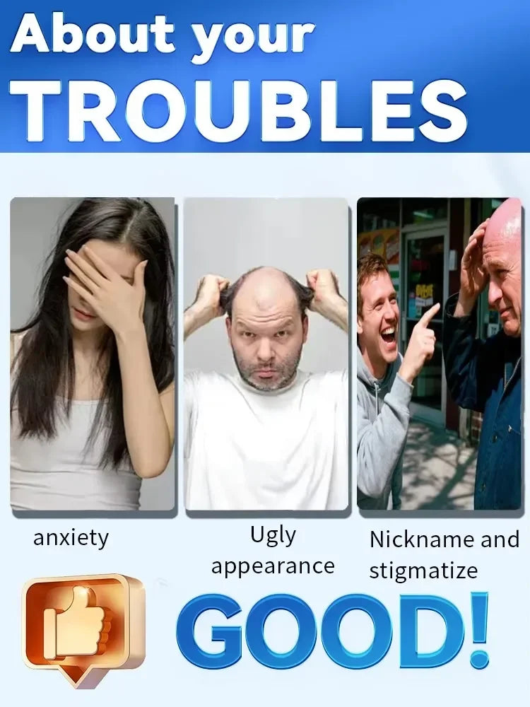 Technology has changed life. Say goodbye to baldness