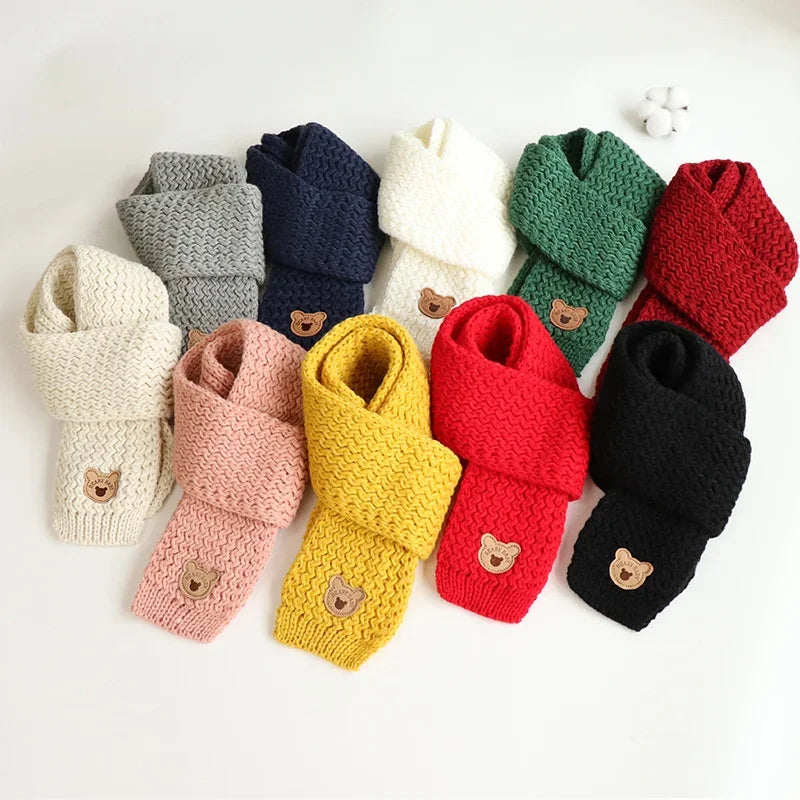 Kids Scarf Boys Girls Baby Winter Warm Scarf Women Knit Shawl Scarf Children Neck Collar Keep Warm Accessories Cheap Parent