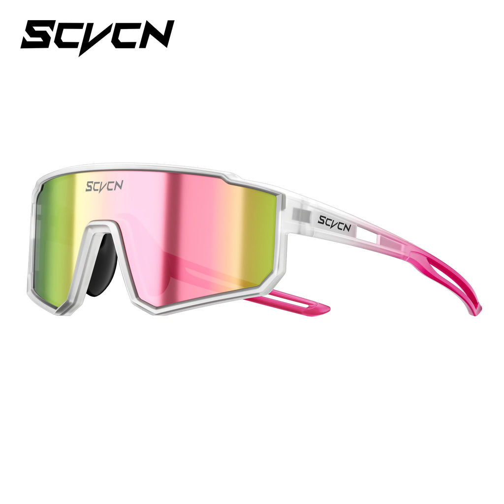 SCVCN New Photochromic Children Cycling Glasses Outdoor Sports Sunglasses Kids Road Bikes Cycling Eyewear UV400 Fashion Goggles