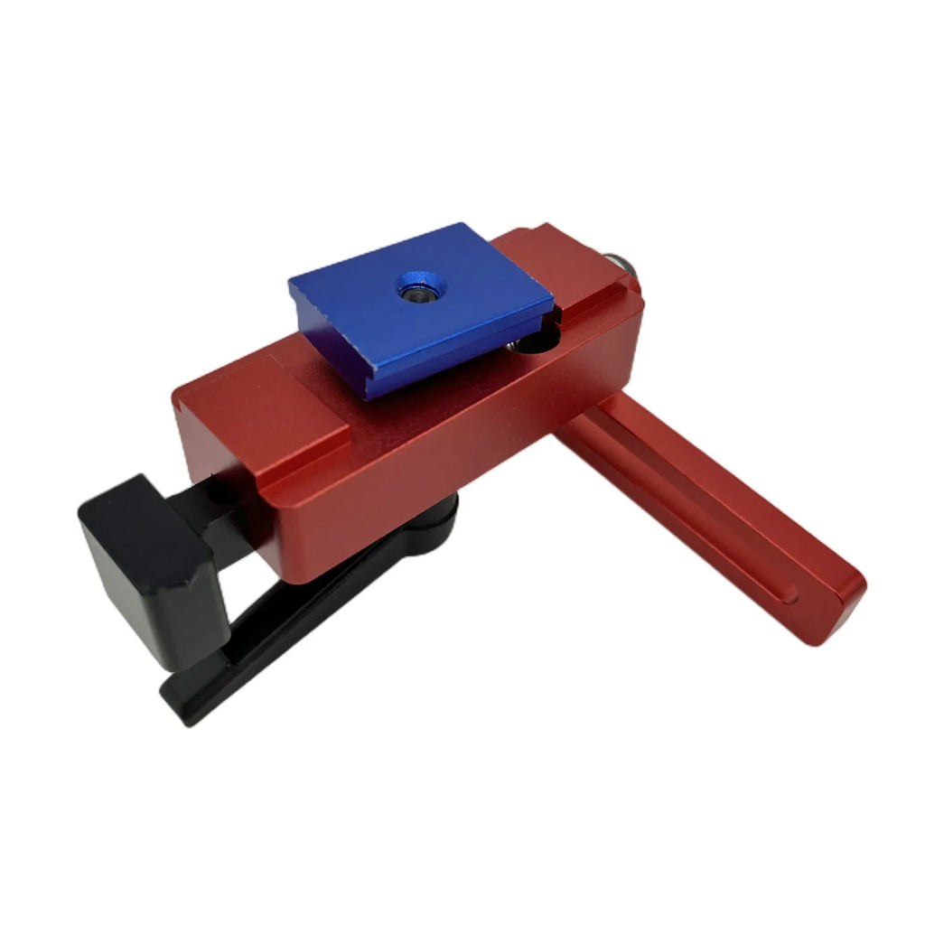 Miter Track Stop T-Slot T-Tracks Stop Chute Locator Aluminium Alloy Backing Connector for Woodworking Guide Rail Table Saw DIY