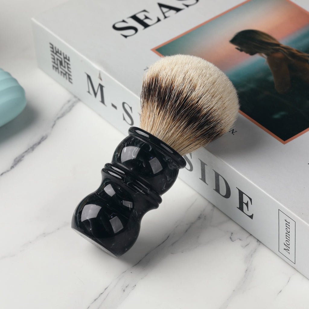 Yaqi 24MM Mens Shaving Brush Silvertip Badger Hair Facial Beard Cleaning Appliance Shave Tool