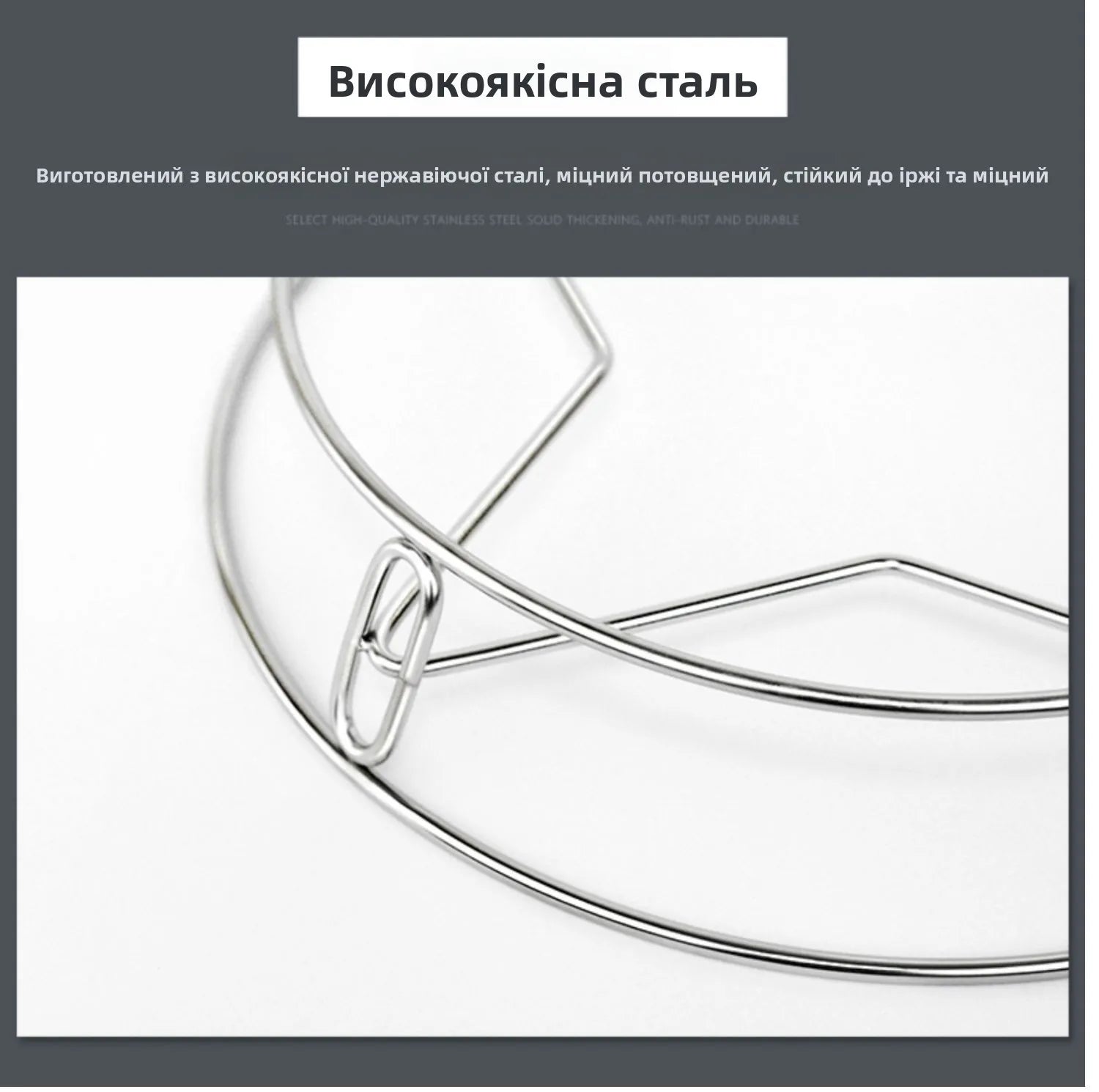 Thickened Stainless Steel round Tube Wok Stand Double Layer Pot Pad with Plate Connected Pot Stand Heat Insulation Anti-Scald...