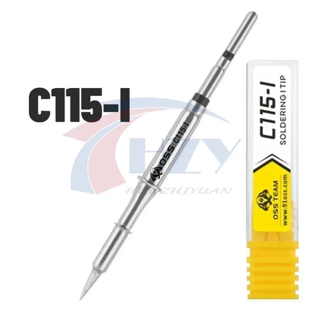 OSS C115 C210 T245 Tips Universal C245 C210 C115 Soldering Iron Tip Compatible SUGUN Maant GVM OSS Soldering Station Handle