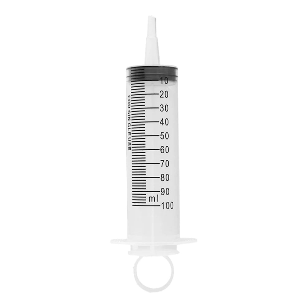 20/60/100ml Plastic Reusable Syringe For Measuring Nutrient Sterile Hydroponic Measure Perfume Rinse Disposable Sampler Injector