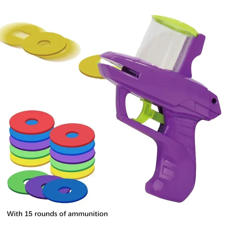AF Interactive Turnip Gun Cat Toy with 15pcs Reusable Soft Bullets, Pet Hunting Training & Funny Interactive Play Supplies