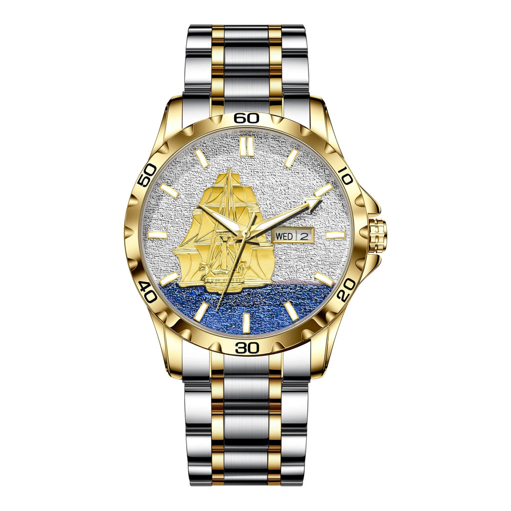 Glenaw Sailing Series Top Brand Luxury Men's Watch Fashion Business Fully Automatic Mechanical Waterproof Watch