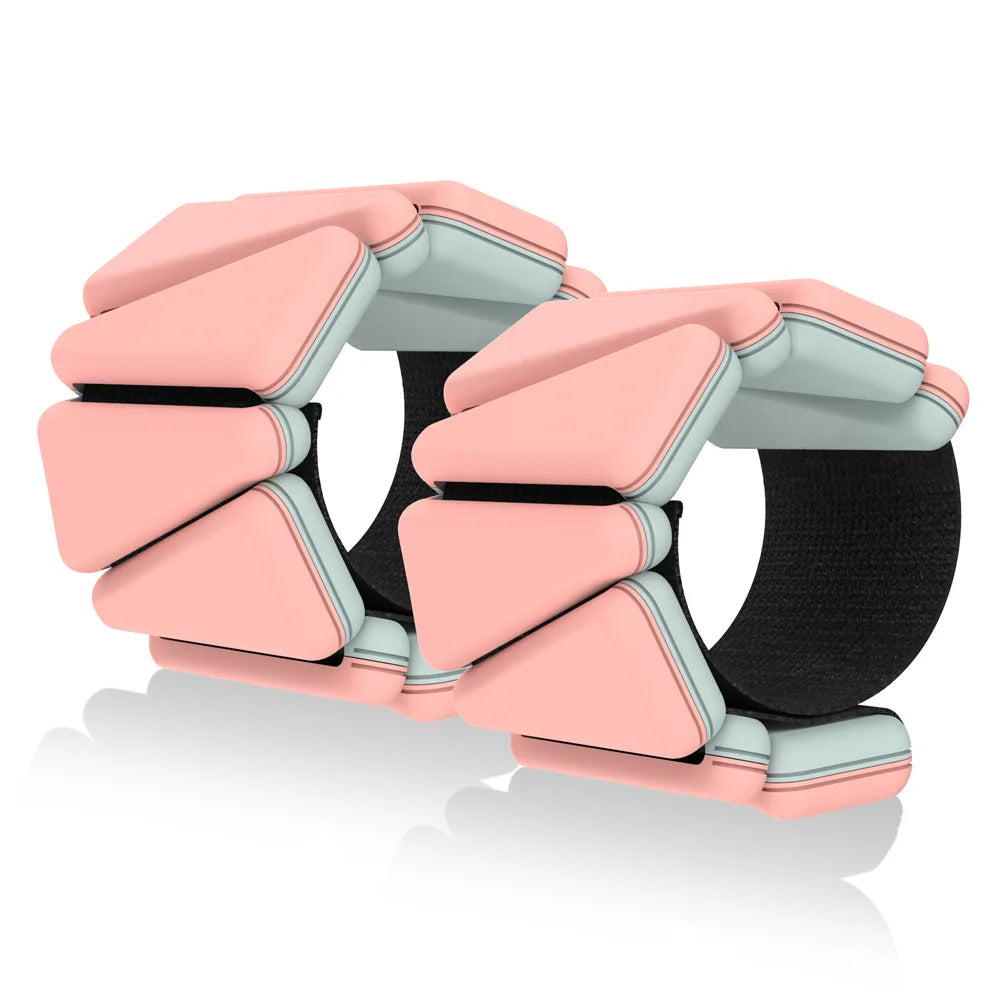 1000g Wrist Weights for Women Men Adjustable Arm & Leg Weight Wearable Weighted Bracelet for Yoga Running Cardio Gym Workouts