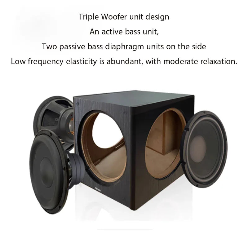 AOSIBAO 12 Inch Active Subwoofer 400W High Power Audio Speaker HIFI Home Theater Super Bass Speakers Three Woofer Loudspeakers