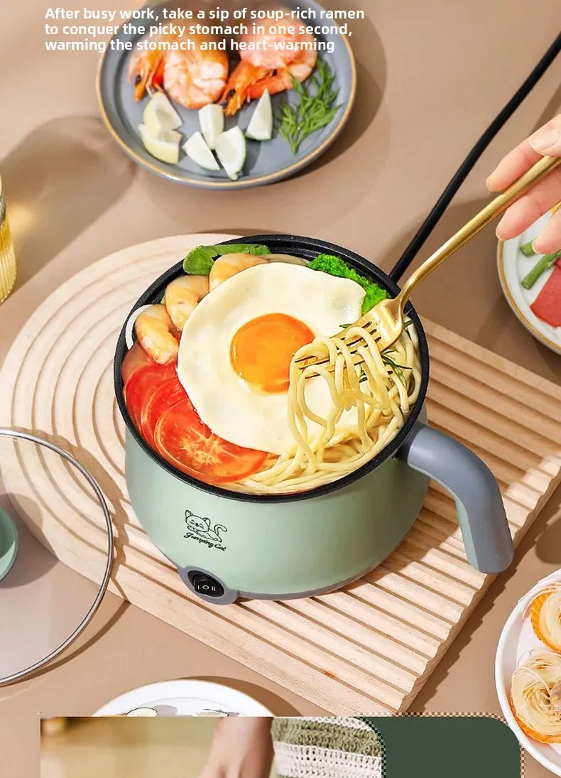 Mini Multi-Function Electric Cooker Small Integrated Steaming And Cooking Dormitory Noodles Home Use Single Person Mini Electric