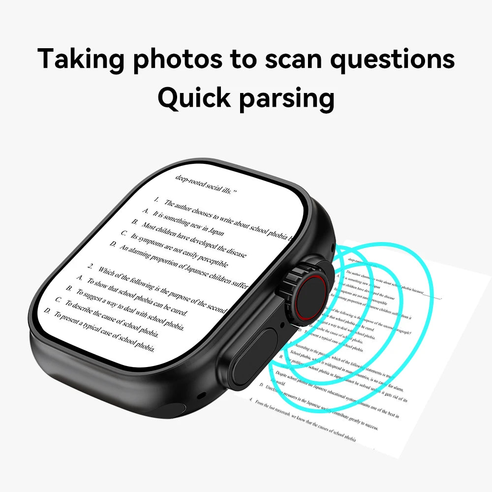 Microwear Ultra Ai3 Smartwatch 5G 180° Rotating Camera Google Play GPS WIFI 2.2inch Amoled HD Display 4G Calling Smartwatch Men