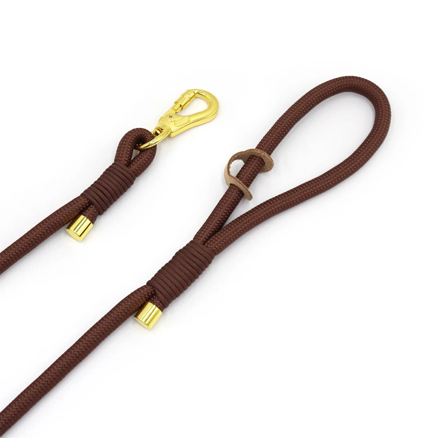 Coffee PU Leather Collar and Leash for Dogs Personalized Dog Collar for Small Medium Large Dogs Adjustable Necklace for Yorkies