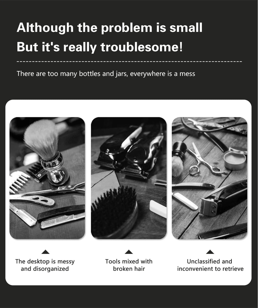 Electric Clipper Bag Barber Tool Storage Case Travel Shaver Organizer Beard Trimmer Box Salon Hairdressing Carrying Case
