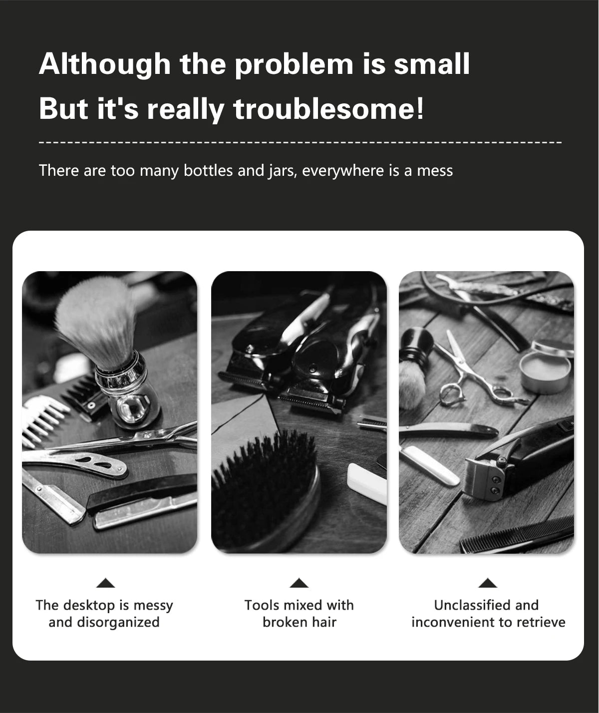 Electric Clipper Bag Barber Tool Storage Case Travel Shaver Organizer Beard Trimmer Box Salon Hairdressing Carrying Case